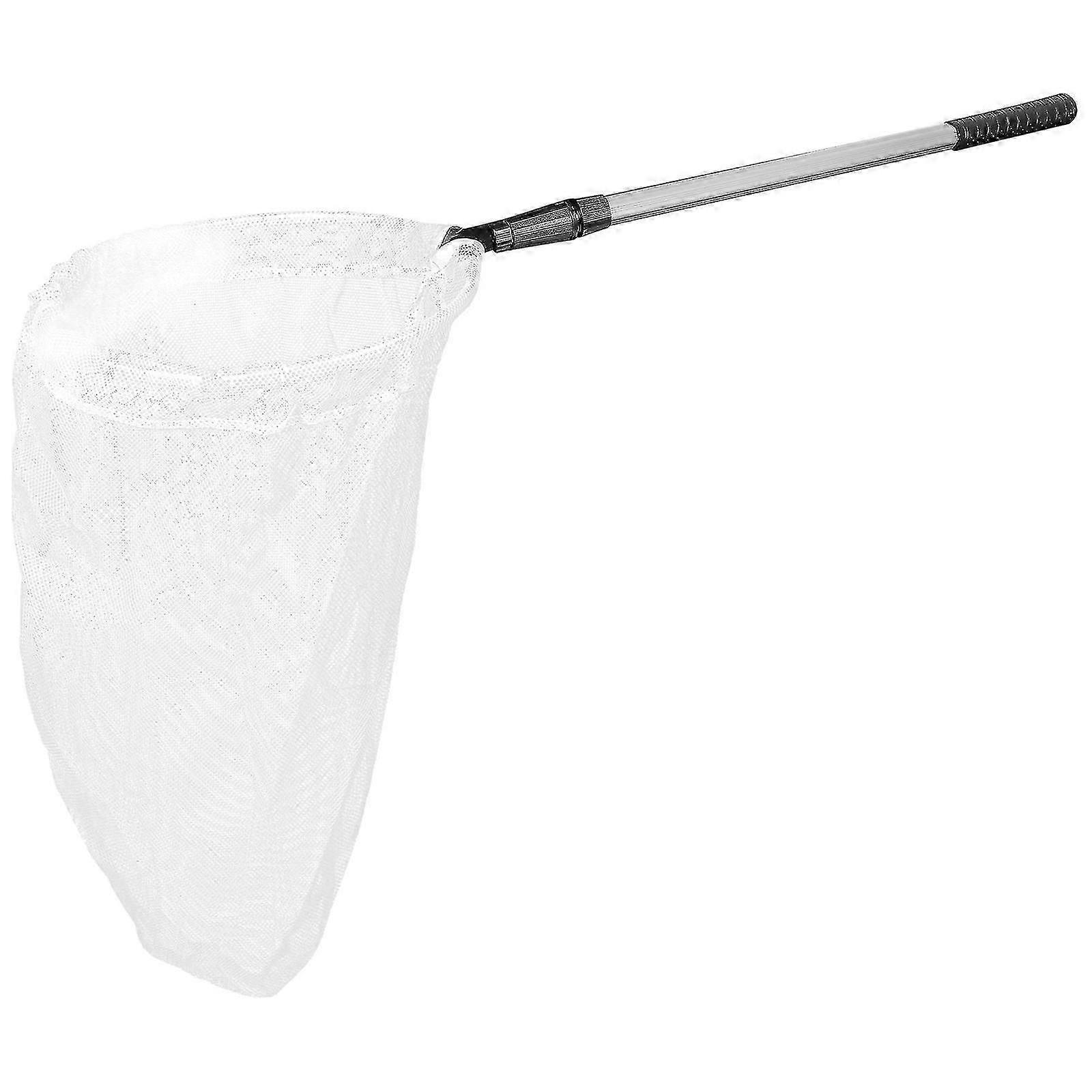 Extendable Fishing Net Aluminum Alloy Pole Handle Telescopic Landing Net Lengthen Tuck Net Dragonfly Insect Net for Kids Adults