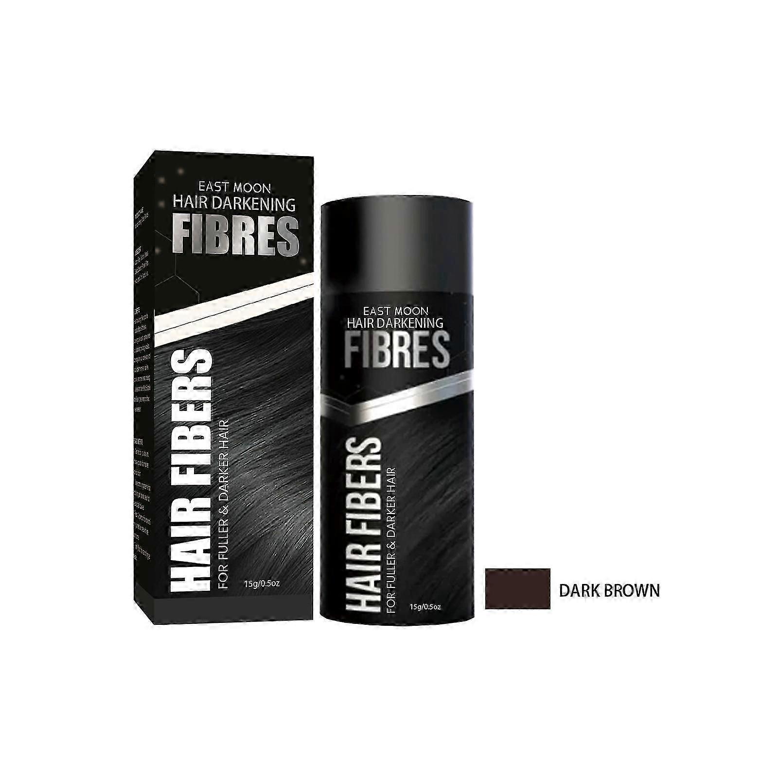 מזרח ירח שיער עיבוי אבקת סיבים רב תכליתי צבע שיער מילוי שיער תפר שיער אבקת חום כהה