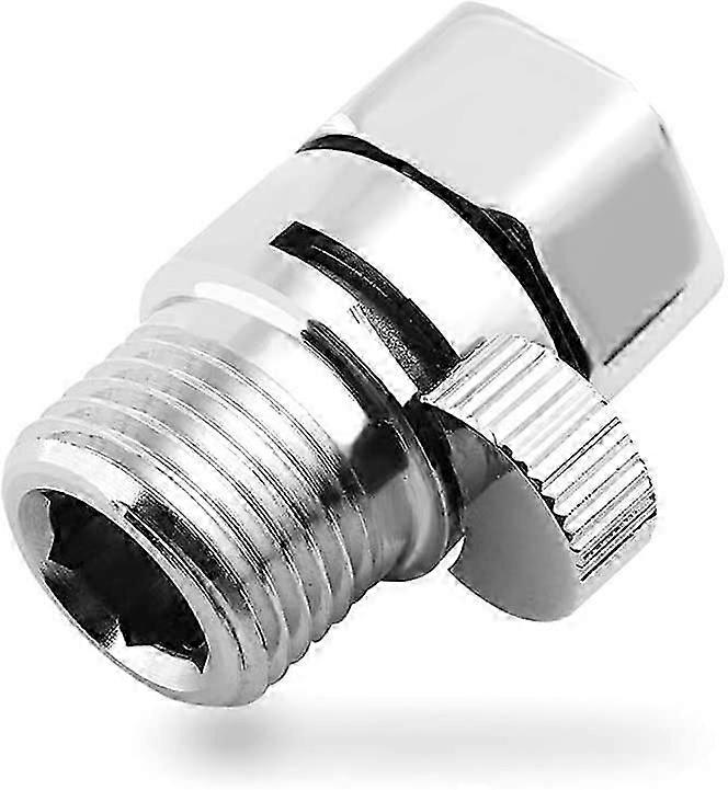 1/2" Brass Shower Head Shut-Off Valve. Water-saving valve with handle and lever. G1/2 water flow control valve for shower heads, hand showers, and uni