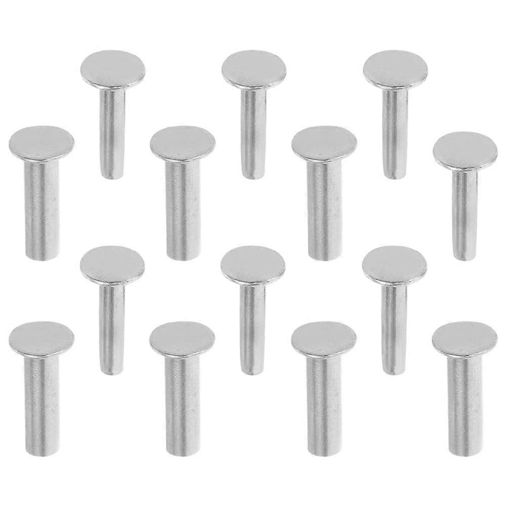 Cutter Handle Locking Rivets Stainless Steel Rivets for Kitchen Use 7Pairs Silver