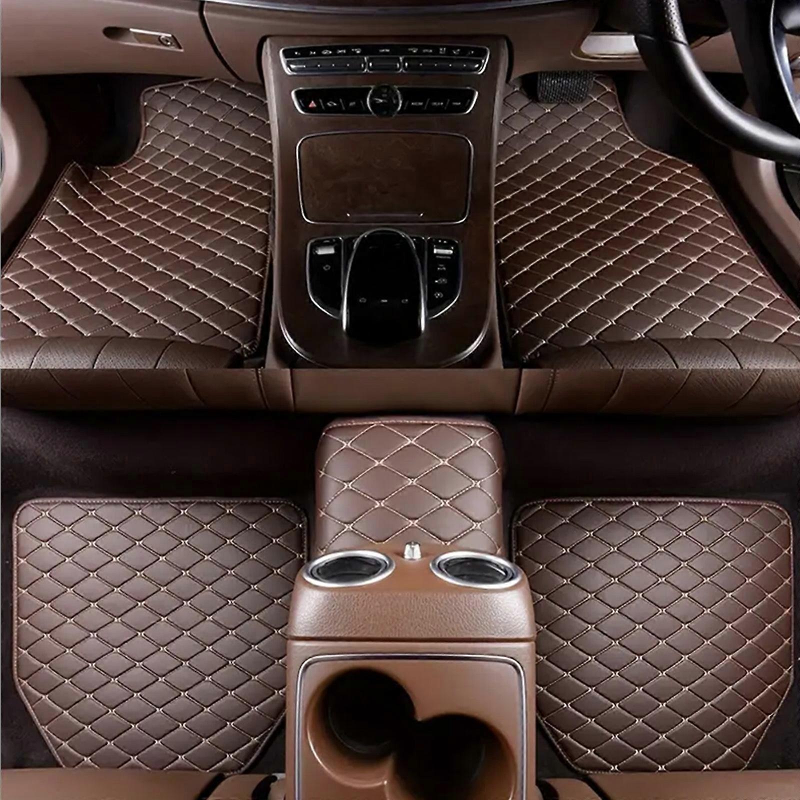 Five Car Floor Protectors Impermeable Continuous Plan Against Slip Texture Multiple Model Agreement Strong Permanent Use Multicolor