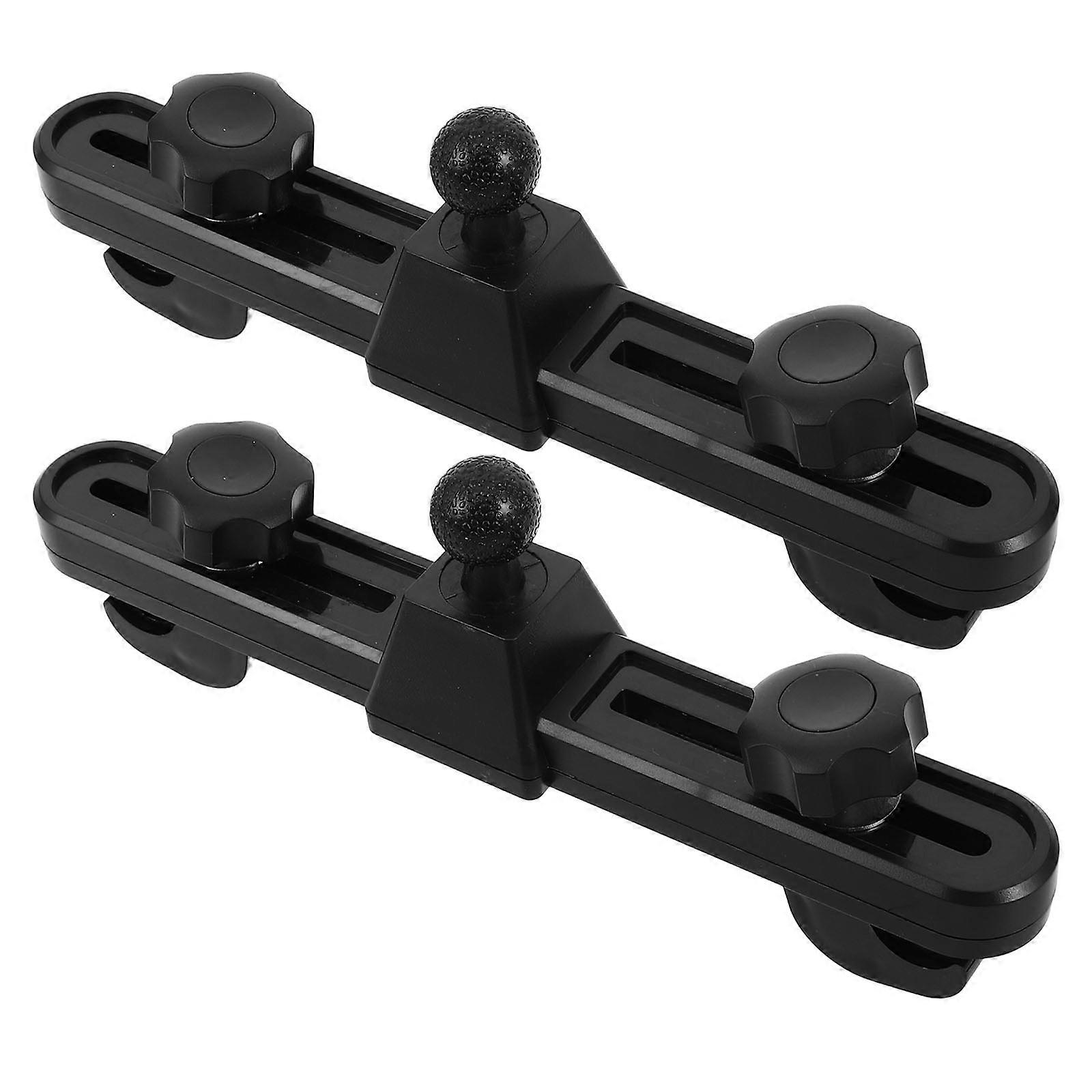 Car Suction Cup Bracket Mount Holder for Stable Cooling Fan 2Pcs Black