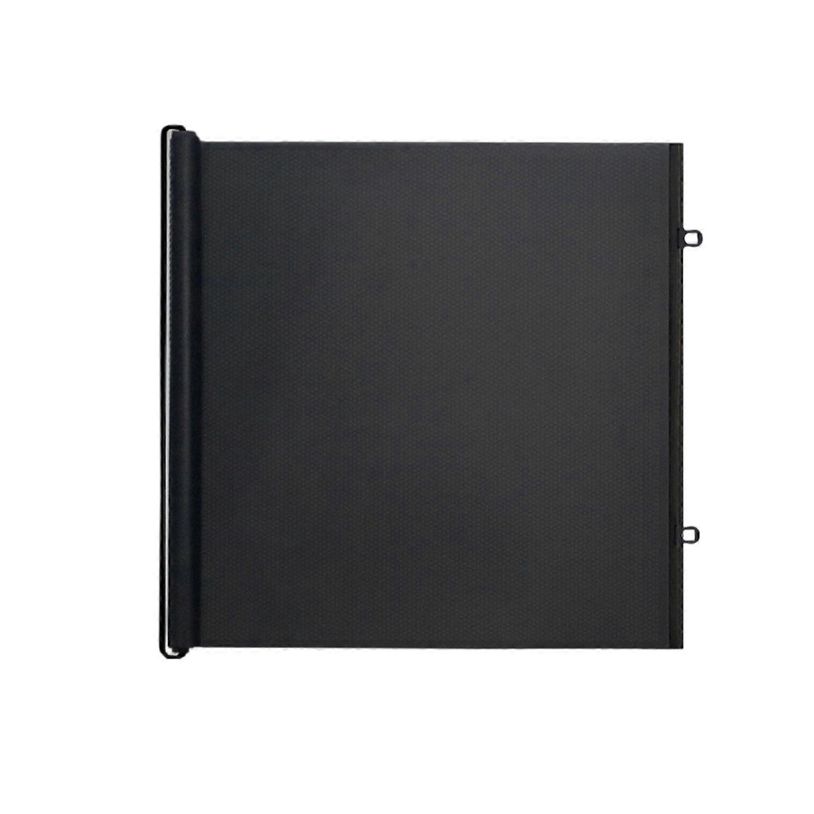 Retractile Soft Net Pet Barrier Unequipped Required Extendable To Fit Sectors Safely Restrict Cats Existing Districts  Black trumpet