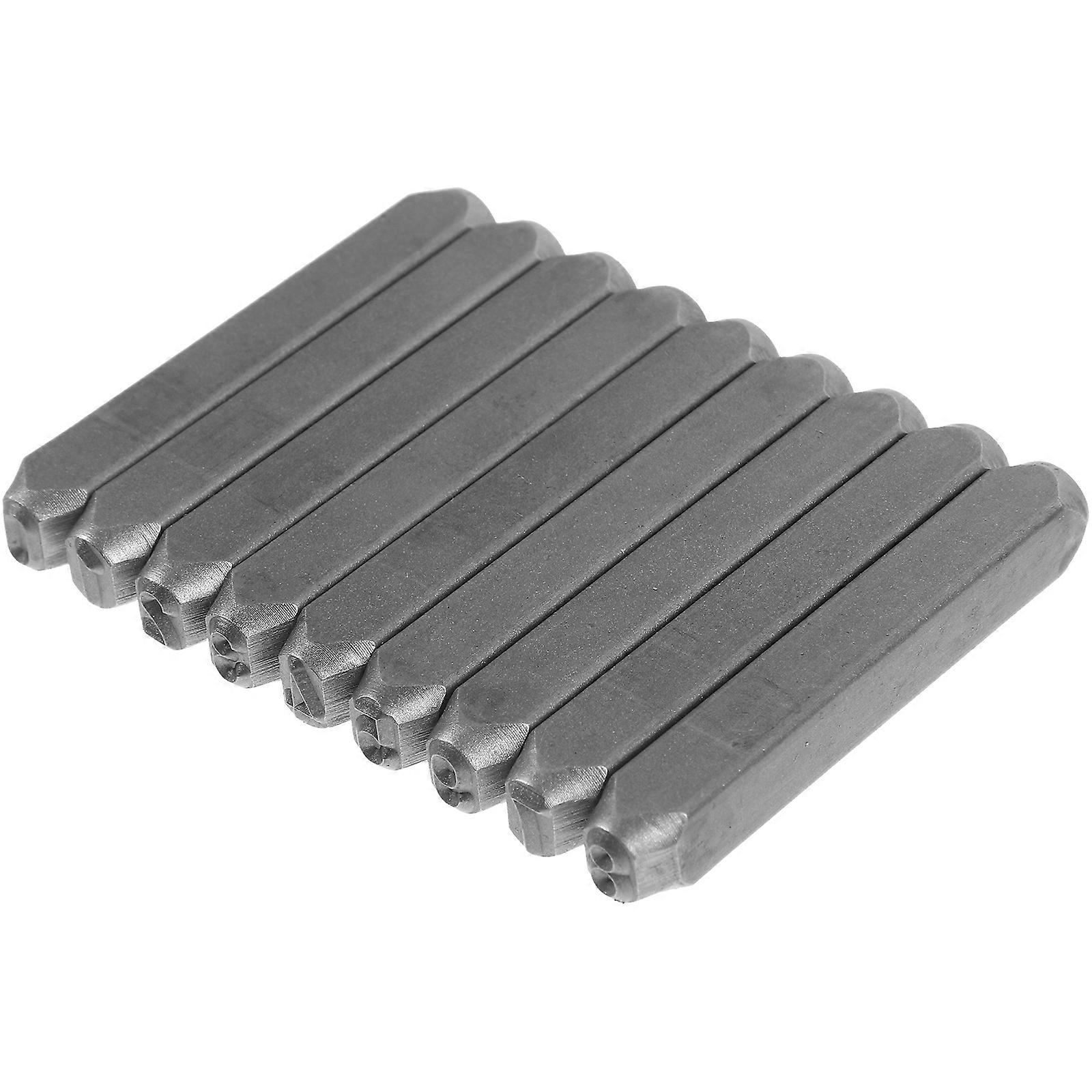 Digital Number Stamp Steel Set for Crafting Use 9Pcs