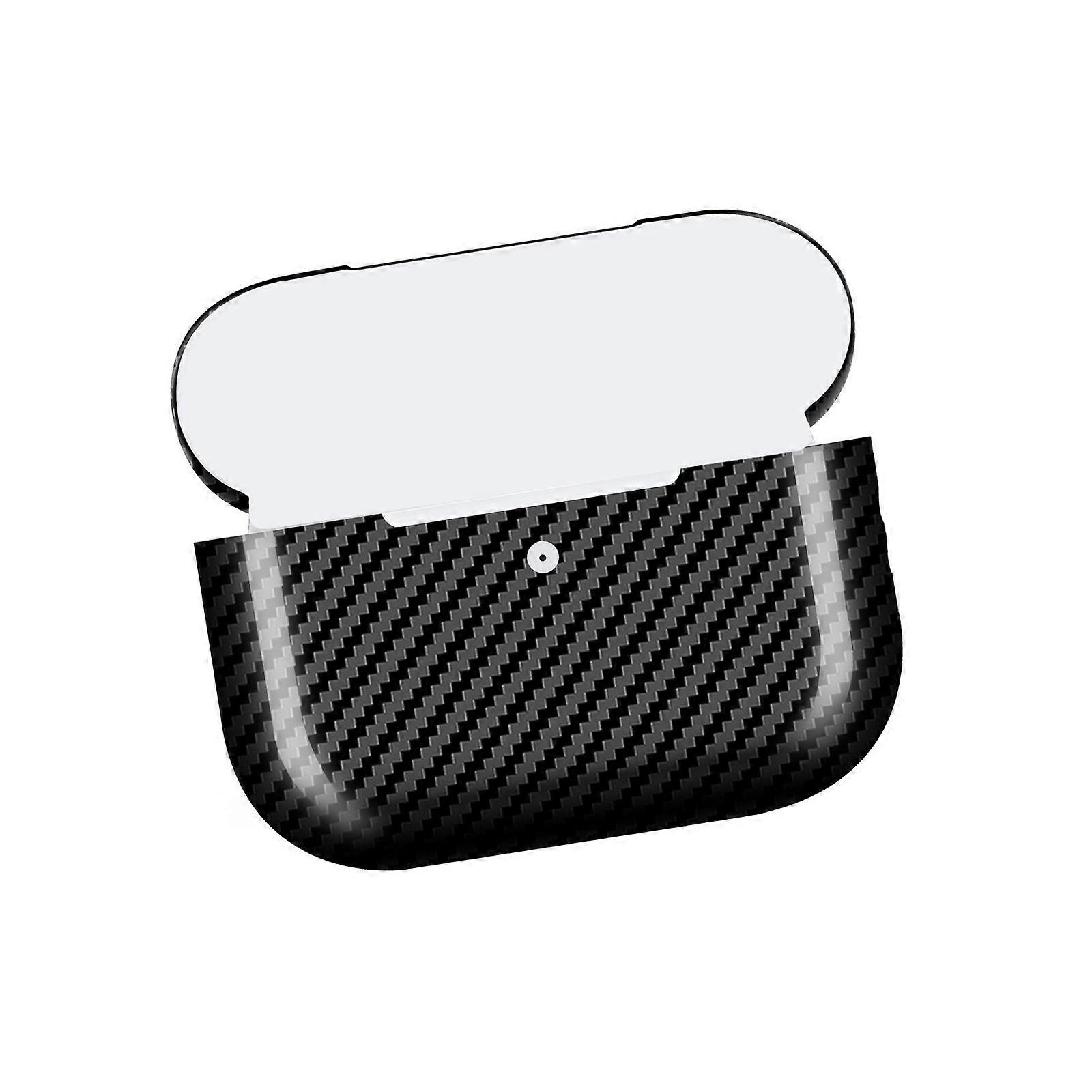 Carbon Fiber earbud Protector Supporting Wireless Charging Full Coverage and Fashionable Design  Twill smooth S
