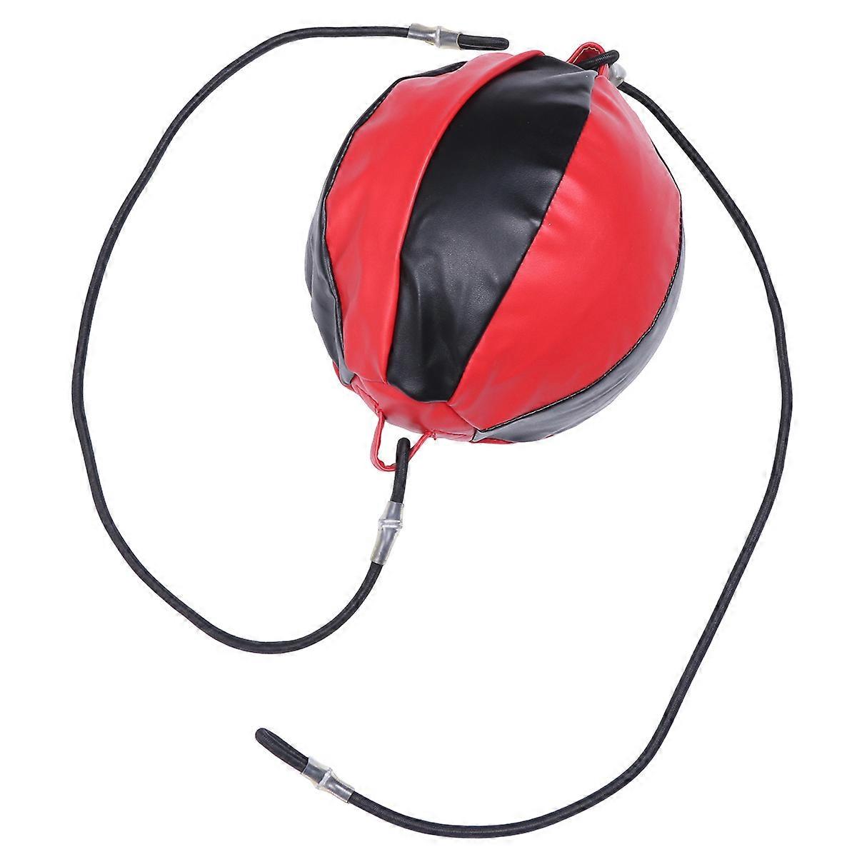 Boxing Ball Professional Elastic Ball for Punching Workout Exercise Red