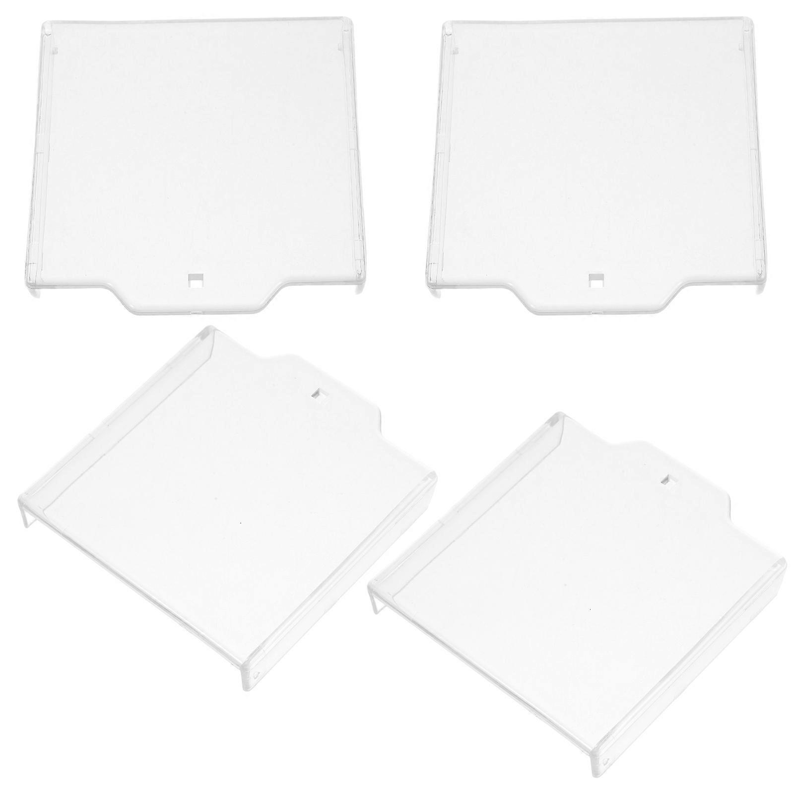 Power Switch Fire Protection Button Transparent for Emergency 4Pcs