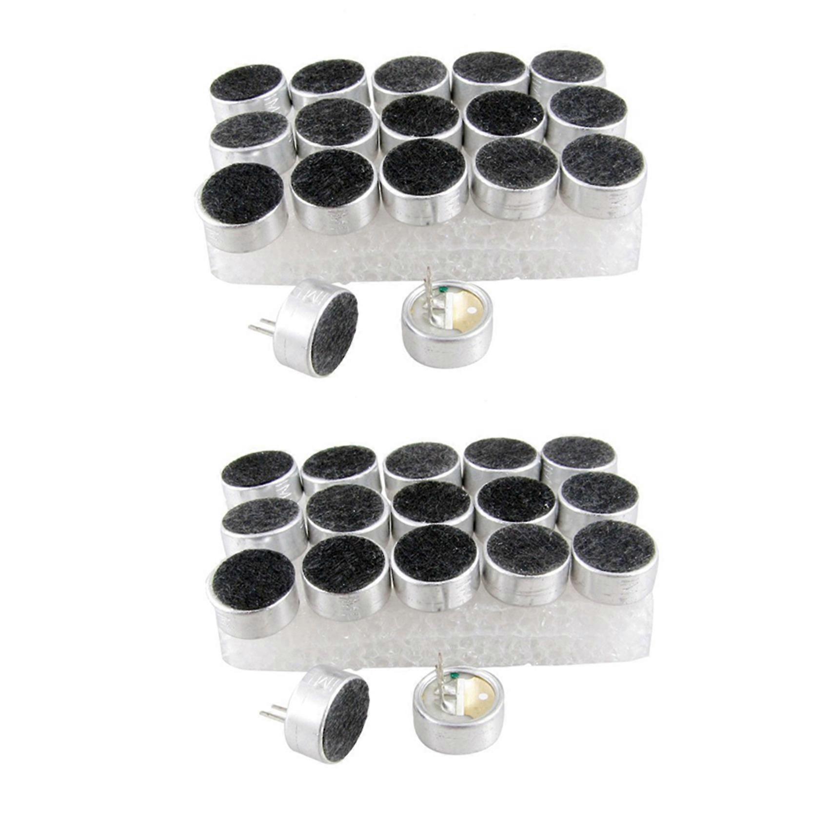 36 Pieces 9.5mm Dia MIC Capsule Electret Condenser Miniphones