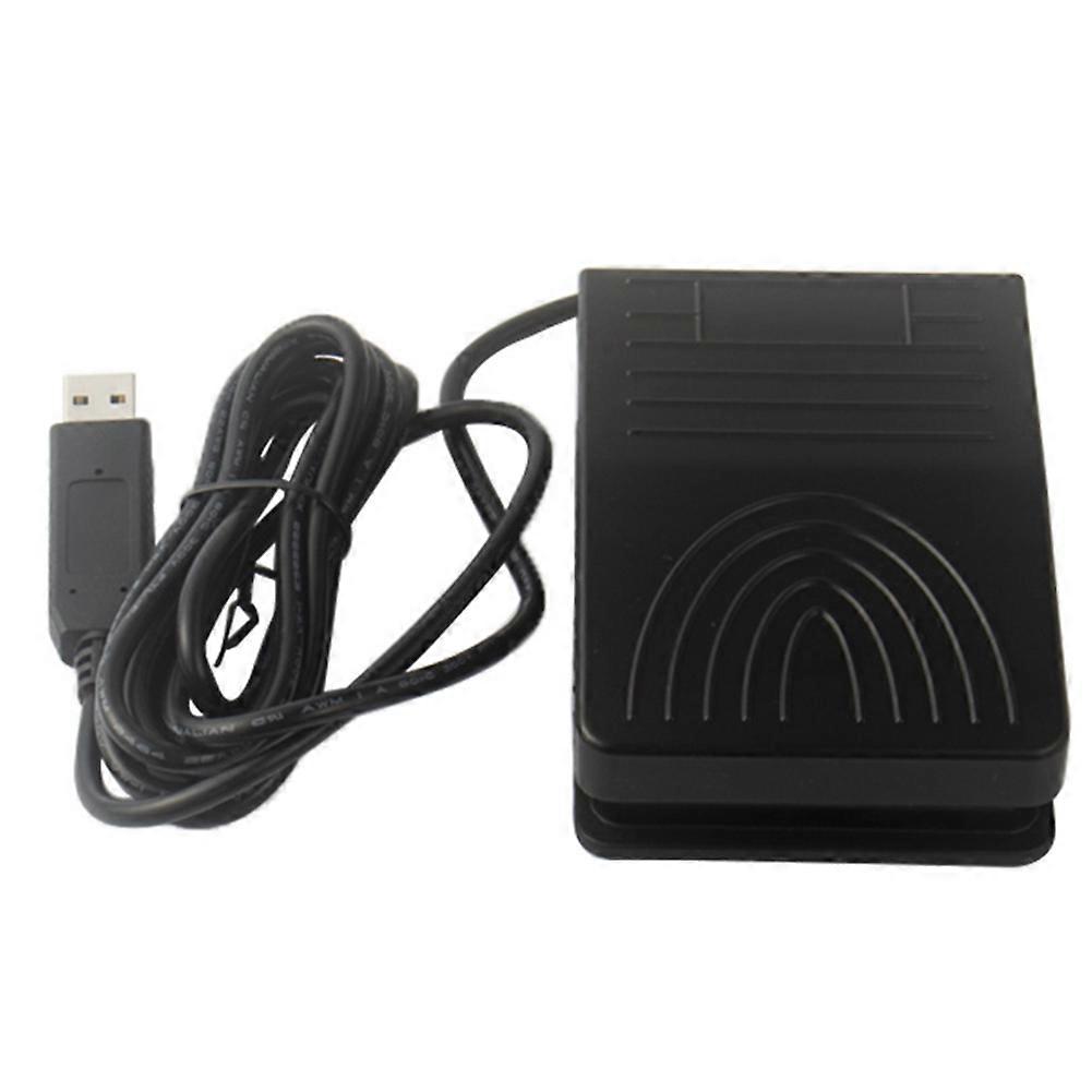 USB Foot Pedal Control Switch PC Game Pad USB Pre-Program Keyboard Mouse Adapter for Computer Strin