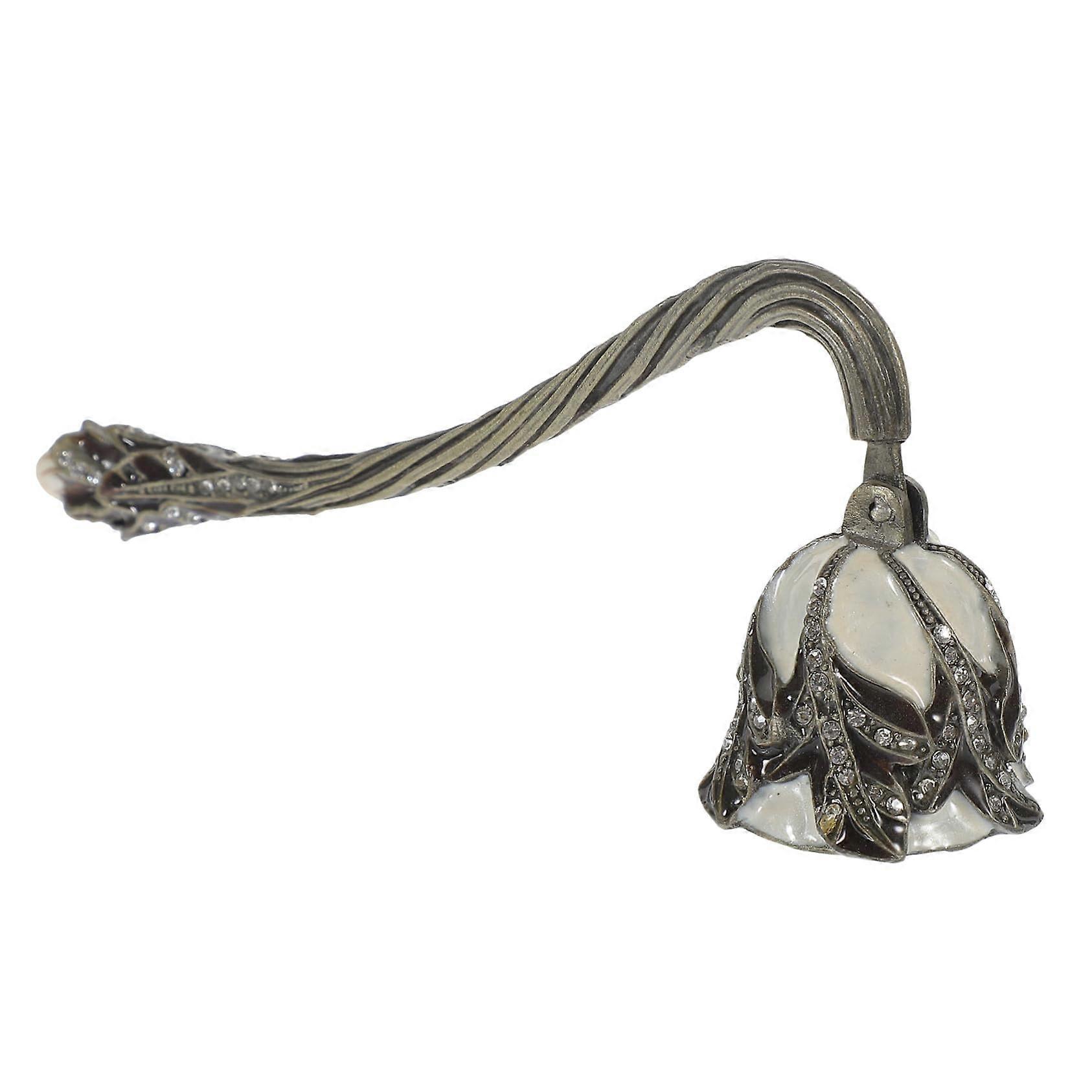 Candle Snuffer Tool with Vintage Alloy and Rhinestone Inlay for Tealight Jar and Aromatherapy Candles