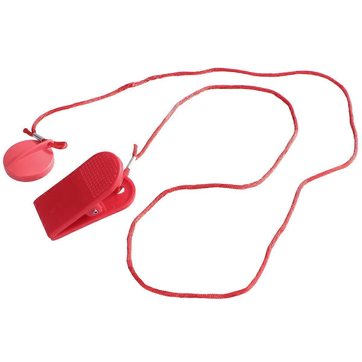 Pratical Treadmill Safety Lock Portable Treadmill Safety Switch Lock (Large Size, with Black Porcelain)