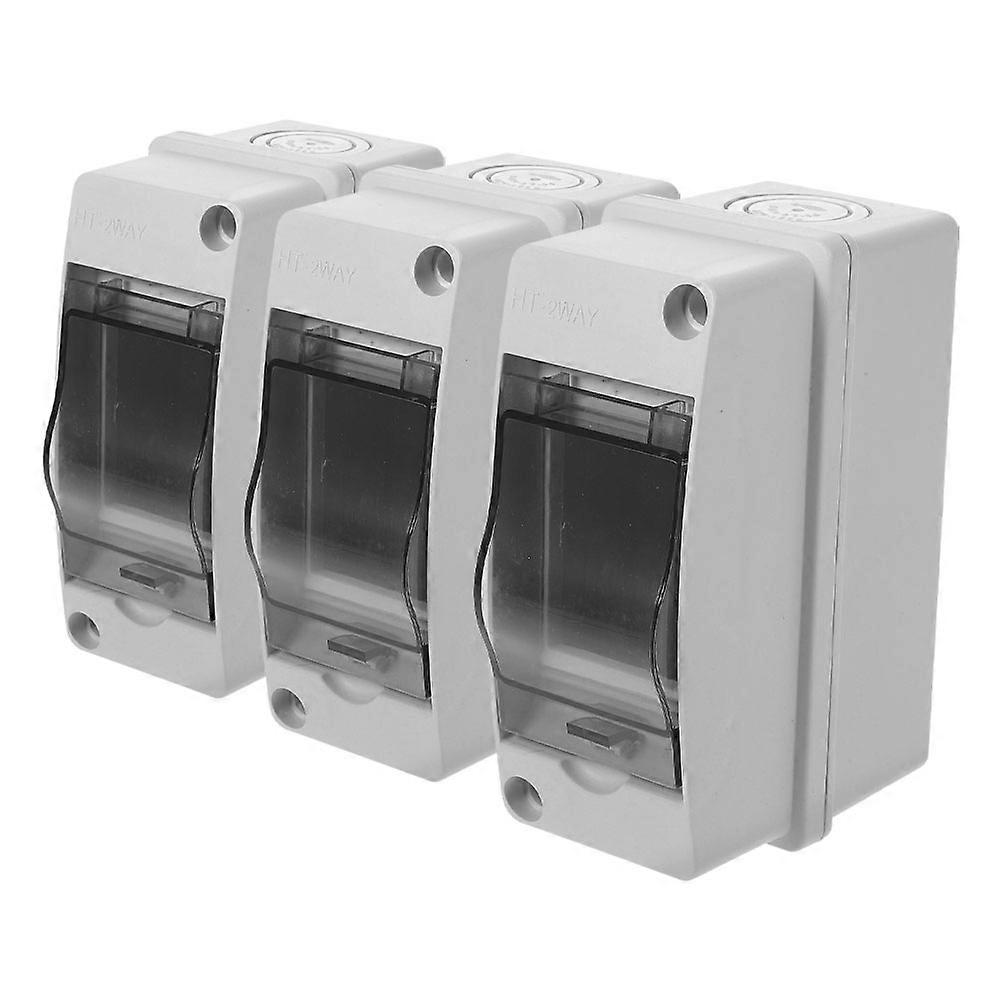 Outdoor Electrical Protection Boxes Distribution Box for 3Pcs 2 Way Installation
