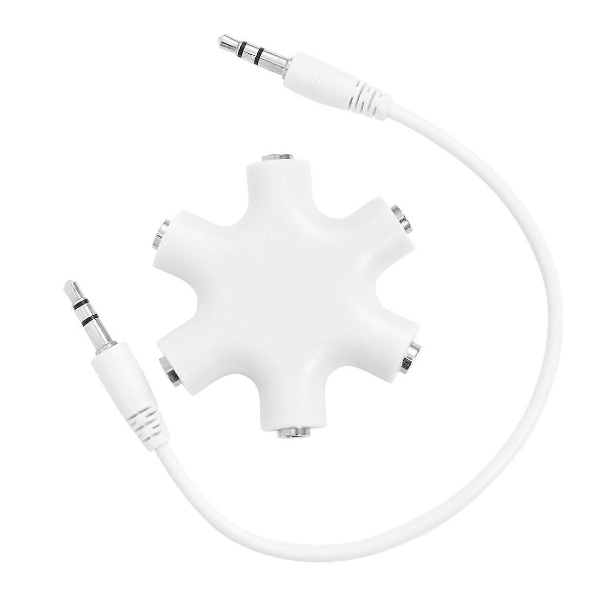 Stereo Splitter 3.5mm Audio Connector for Headphone Use 3Pcs