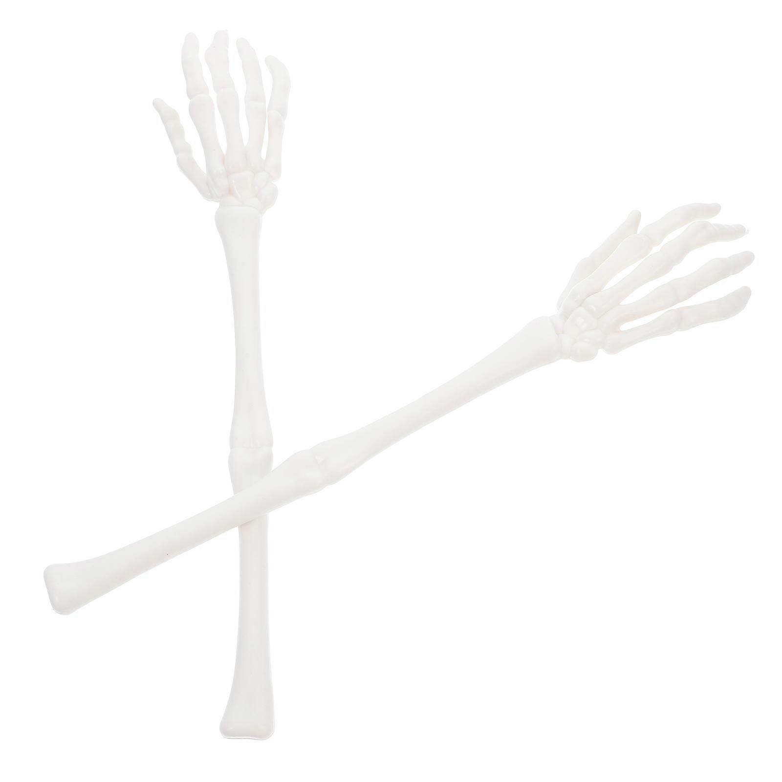 Halloween Skeleton Hands Realistic Skeleton Salad Tong for 1Pair