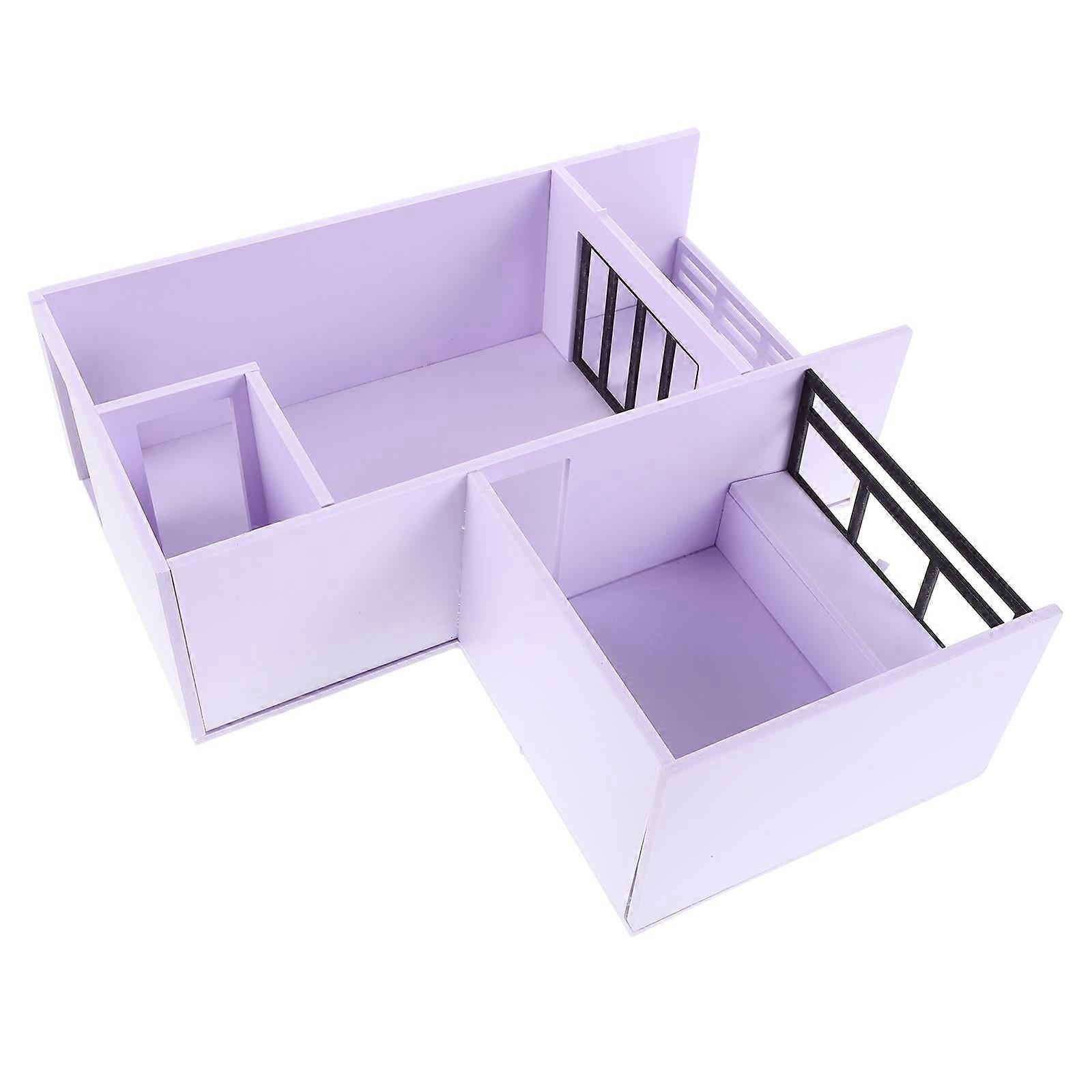 Sand Table Model Kit DIY Miniature Apartment Model for 1Set White Material