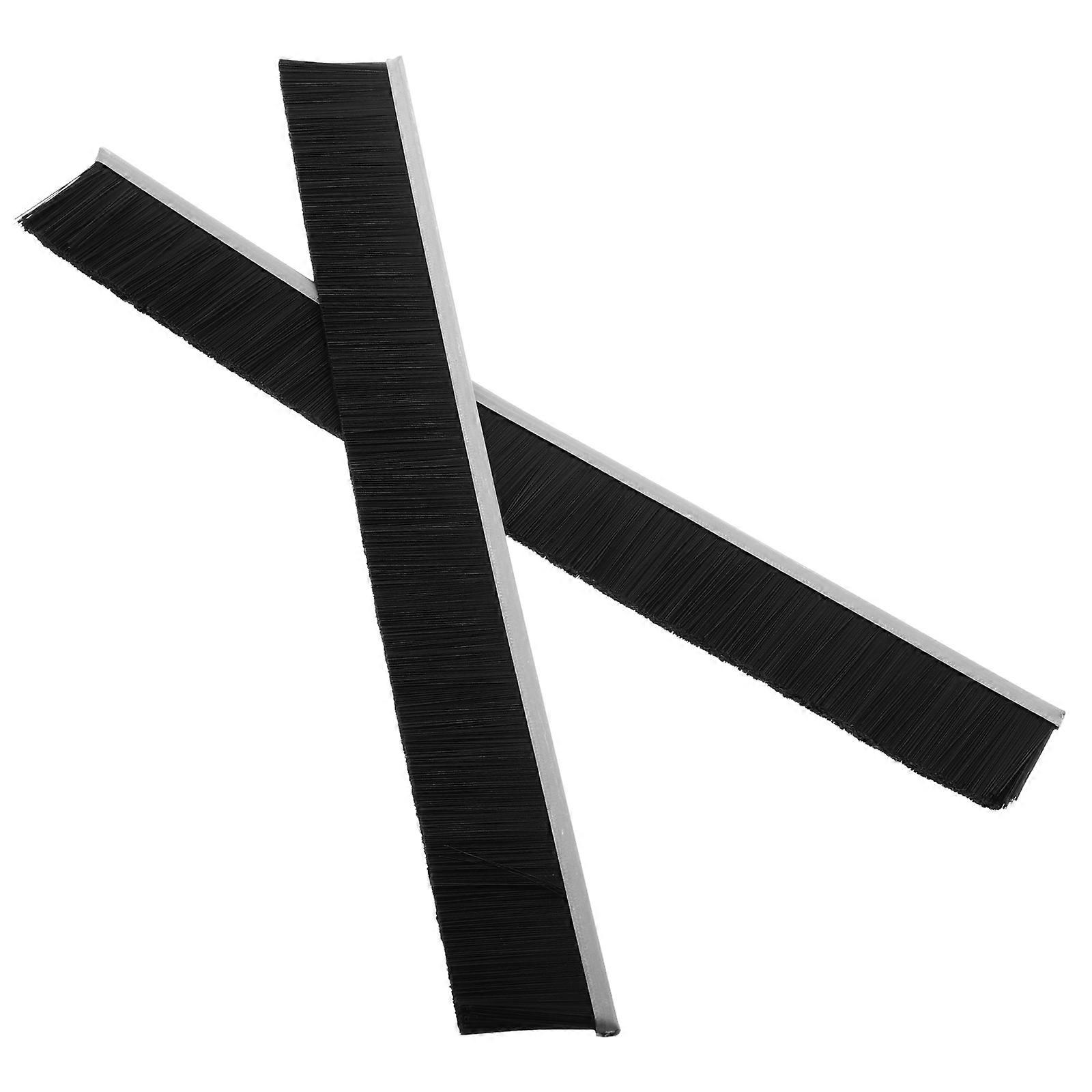 Mailbox Brush Seal Strip for Easy Installation with 2Pcs Nylon and Metal Material