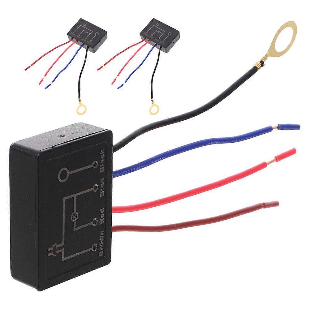 Dimmable Light Switch Touch Lamp Switch Ksy413a For Incandescent Bulbs Dimming Energy Saving Rectangular Shape 3Pcs