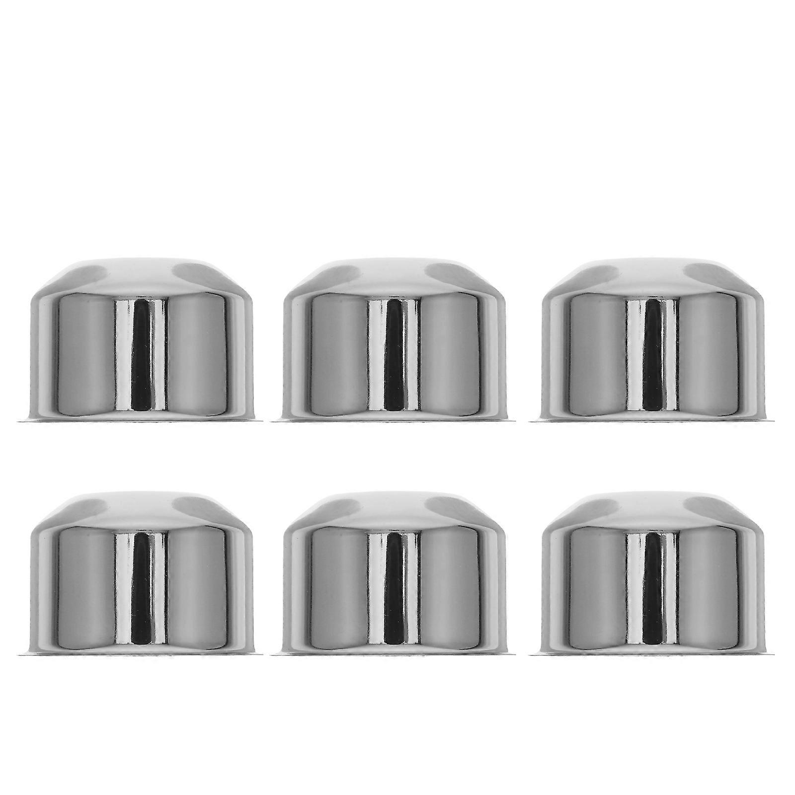 6Pcs E27 Lamp Socket Cup Holders for Light Silver Lamp Bases for Chandeliers