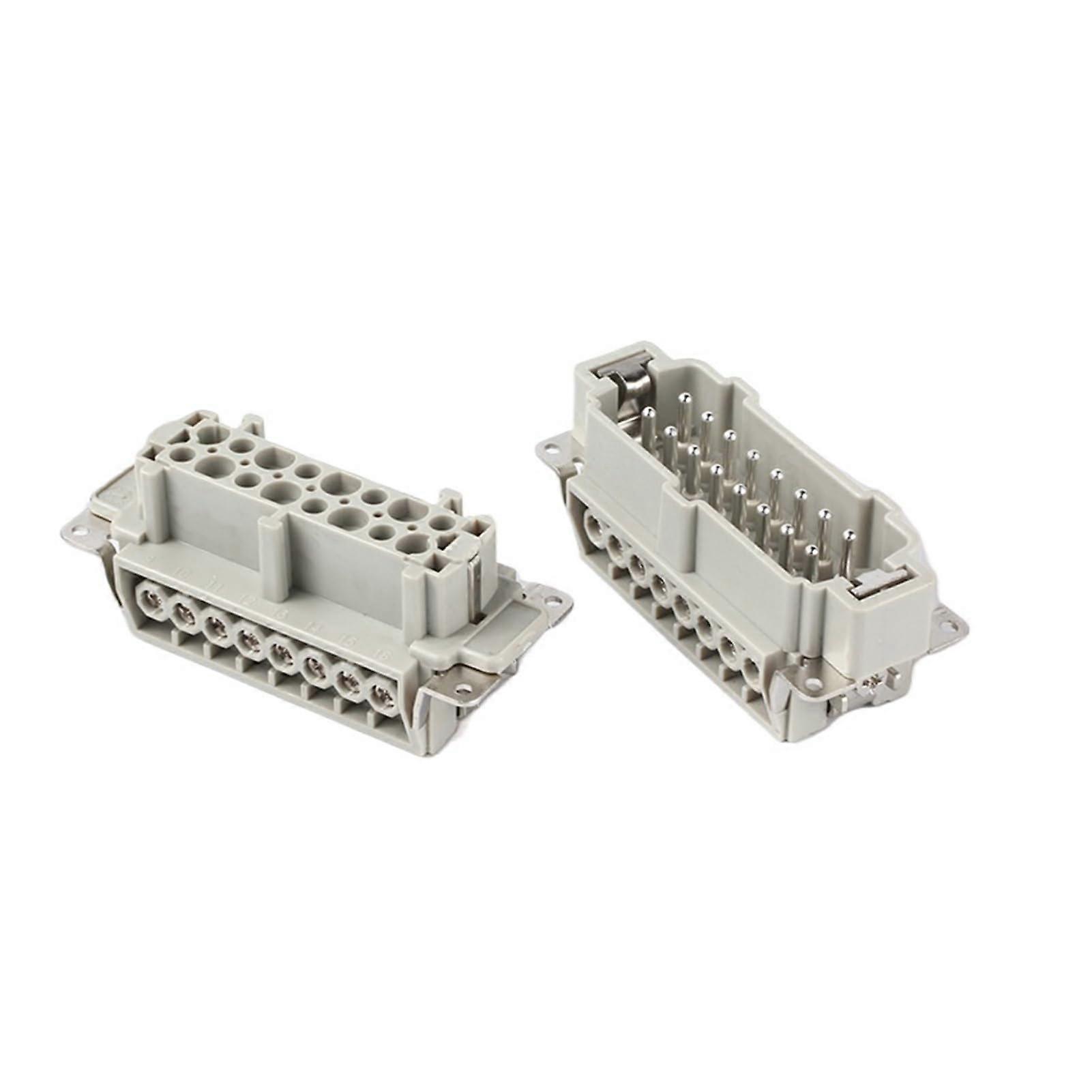 Heavy Duty Waterproof Industrial Connector HE16MF Rectangular Aerospace Plug and Socket