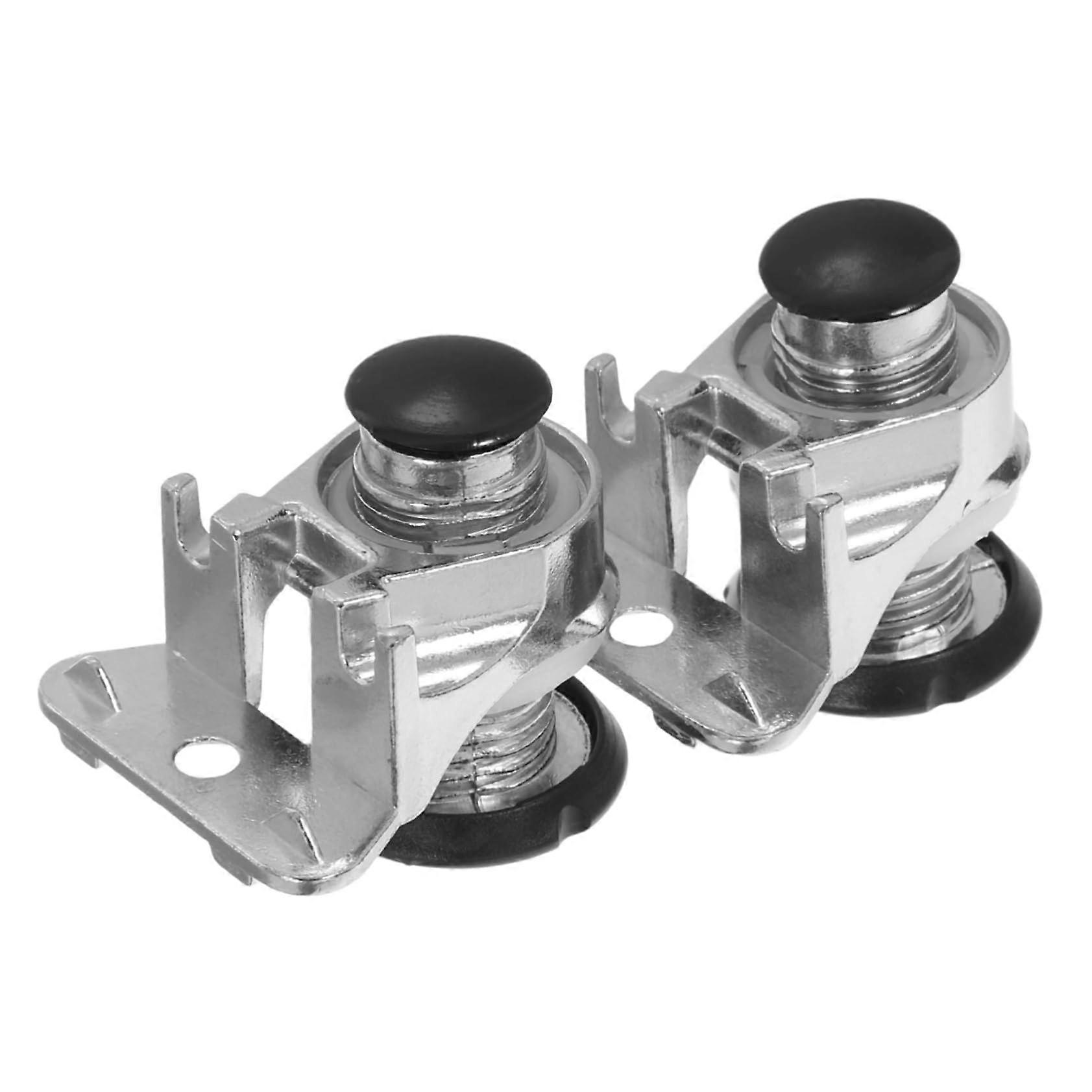 2pcs Furniture Leveling Feet Zinc Alloy Adjustable Cabinet Legs with Secure Antislip Base for Sofa Bed Desk Wardrobe