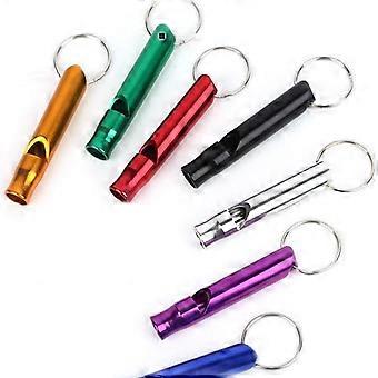 1 Stück Multifunktionale Aluminium-Notfallpfeife mit Schlüsselanhänger, geeignet für Camping, Wandern, Outdoor-Aktivitäten und Training
