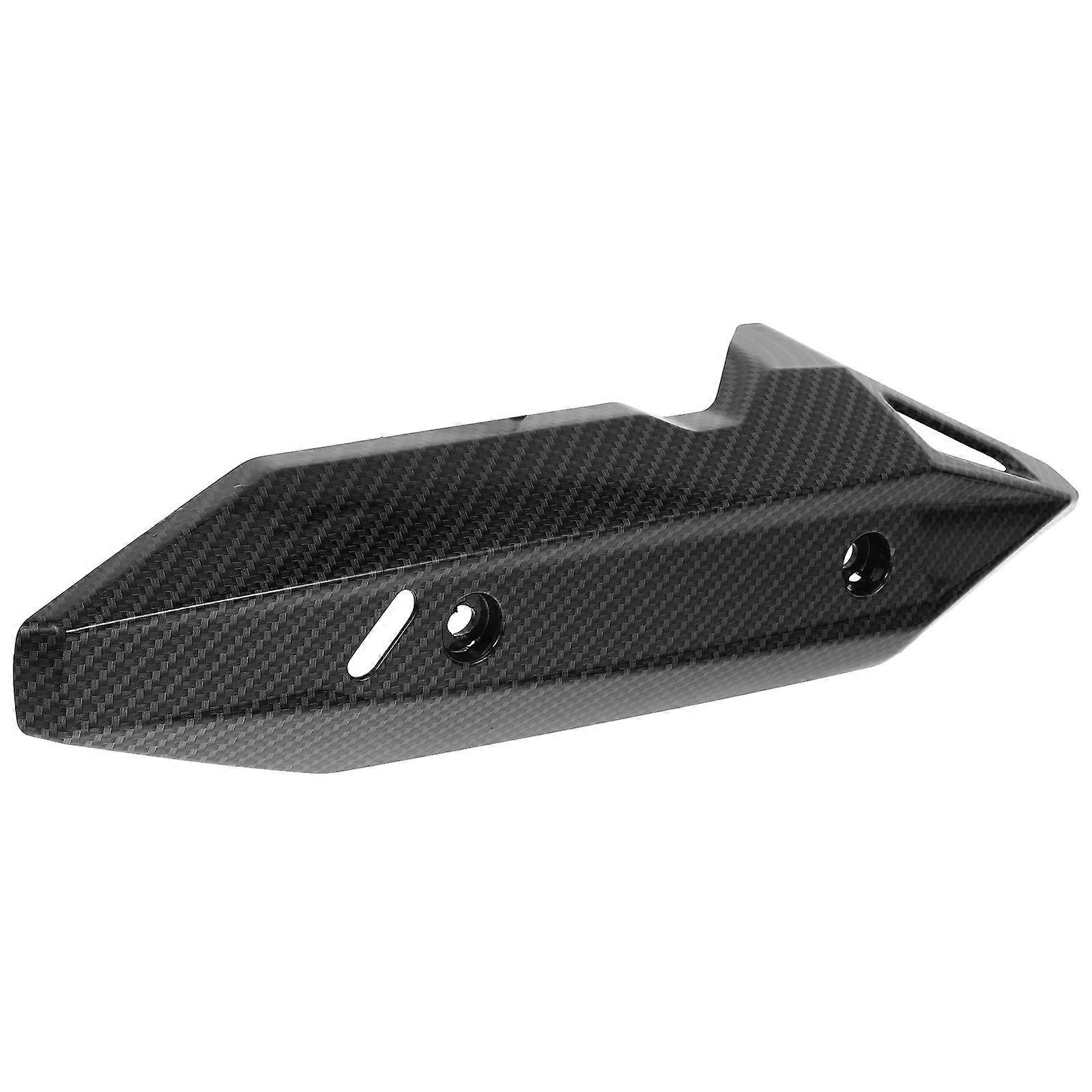 Motorcycle Exhaust Heat Shield Muffler Protector Cover Black for