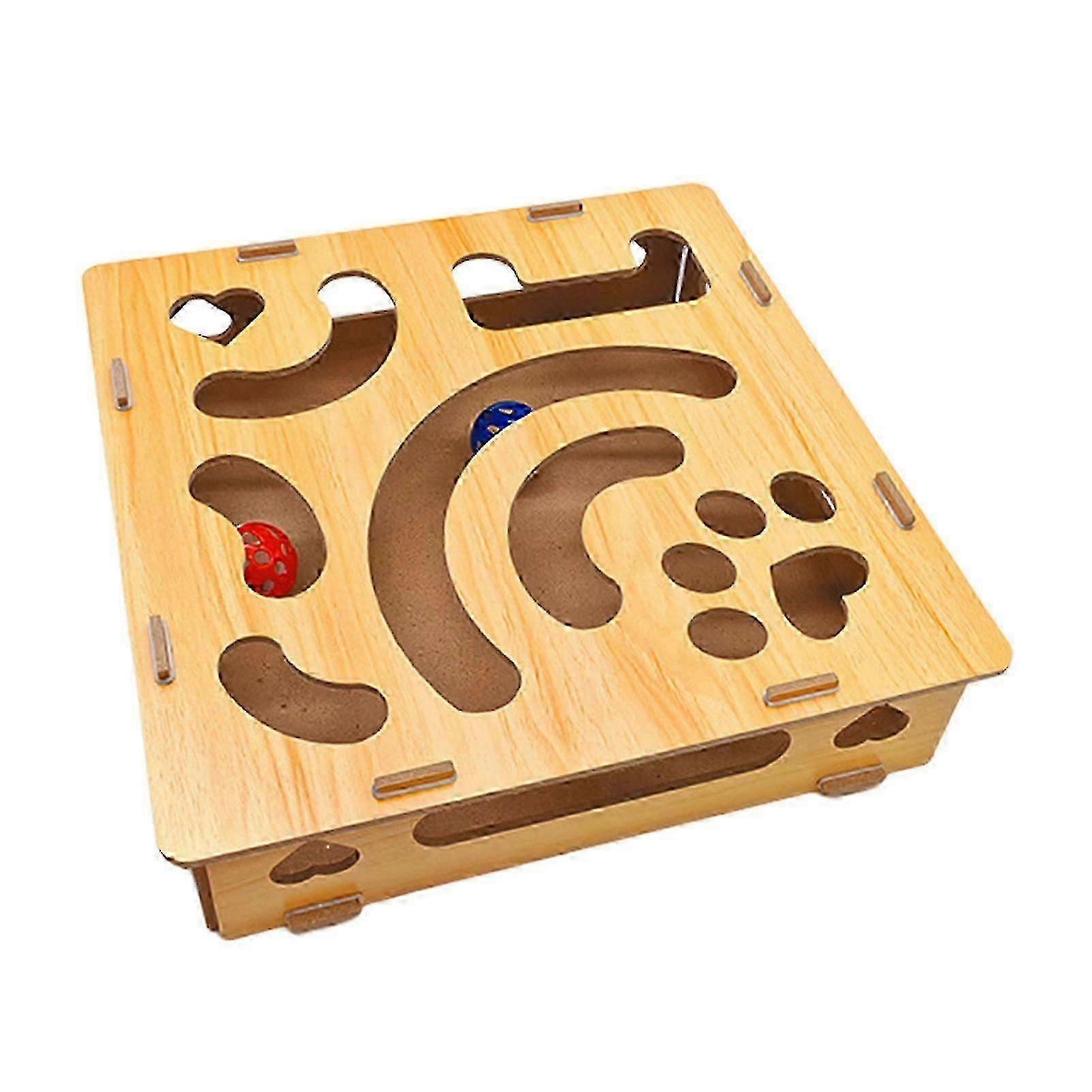 Cat Nail File Enrichment Box Sturdy Safe Construction for Small Medium Large Cats