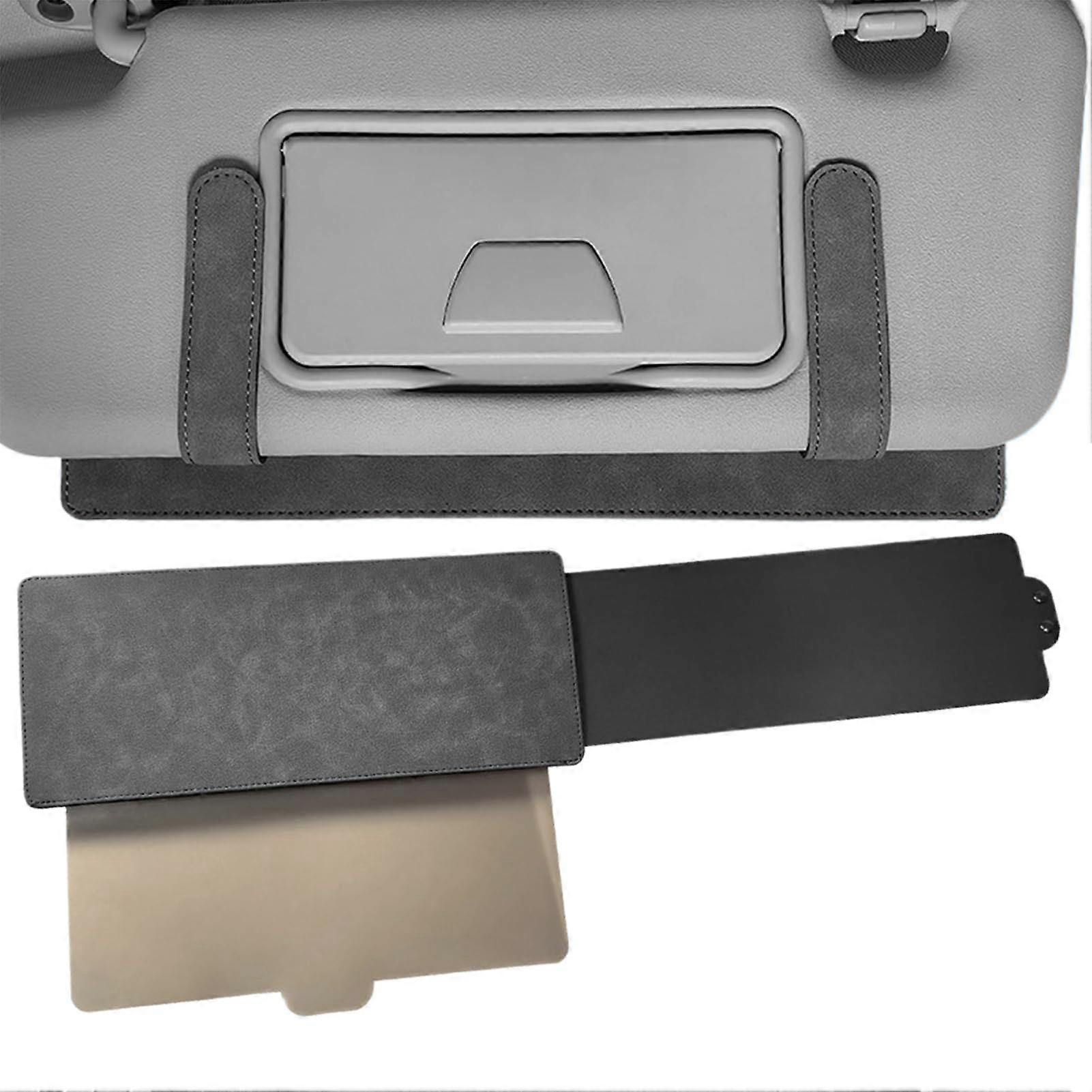 Car Sun Visor with UV Protection, AntiGlare Polarized Extendable Windshield Visor Dark Gray