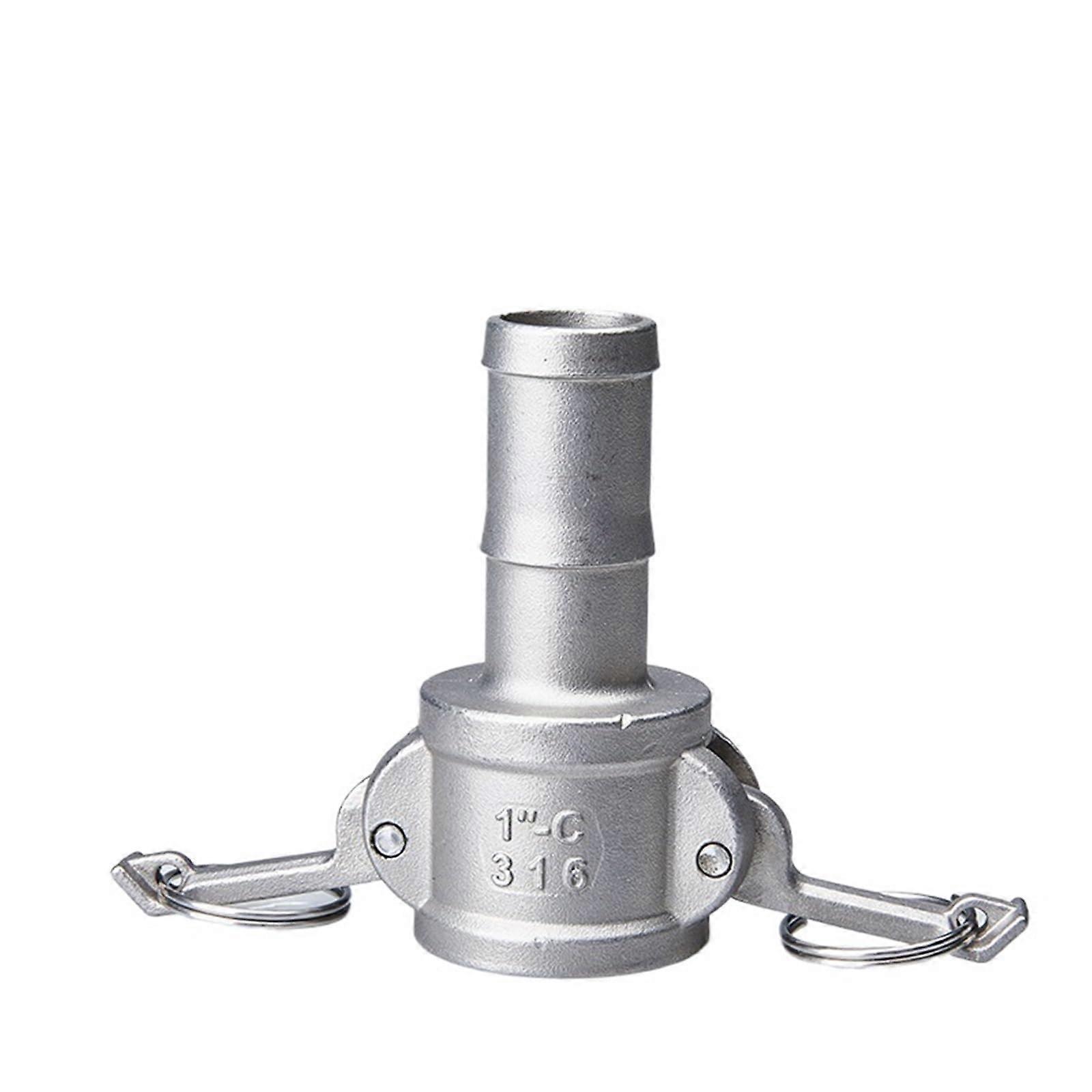 3/4 Inch 304 Stainless Steel C Type Camlock Fitting Quick Disconnect Coupling LeakProof Ref: 3893