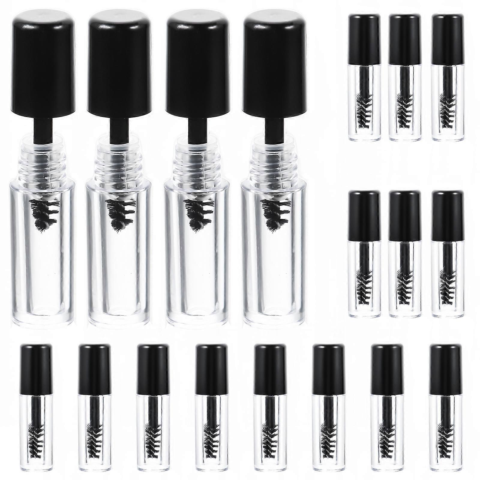 Black Empty Mascara Tube for Storage Use Acrylic Material 20Pcs Set