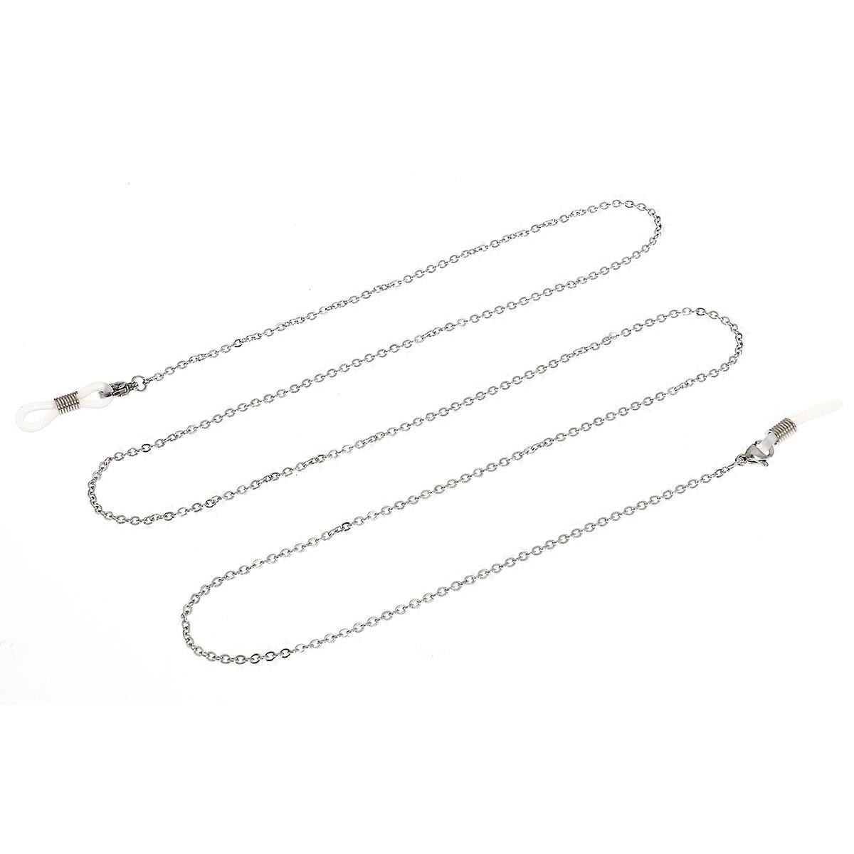 Silver Sunglasses Chain for Decoration Use Rust Resistant Eyeglass Cord