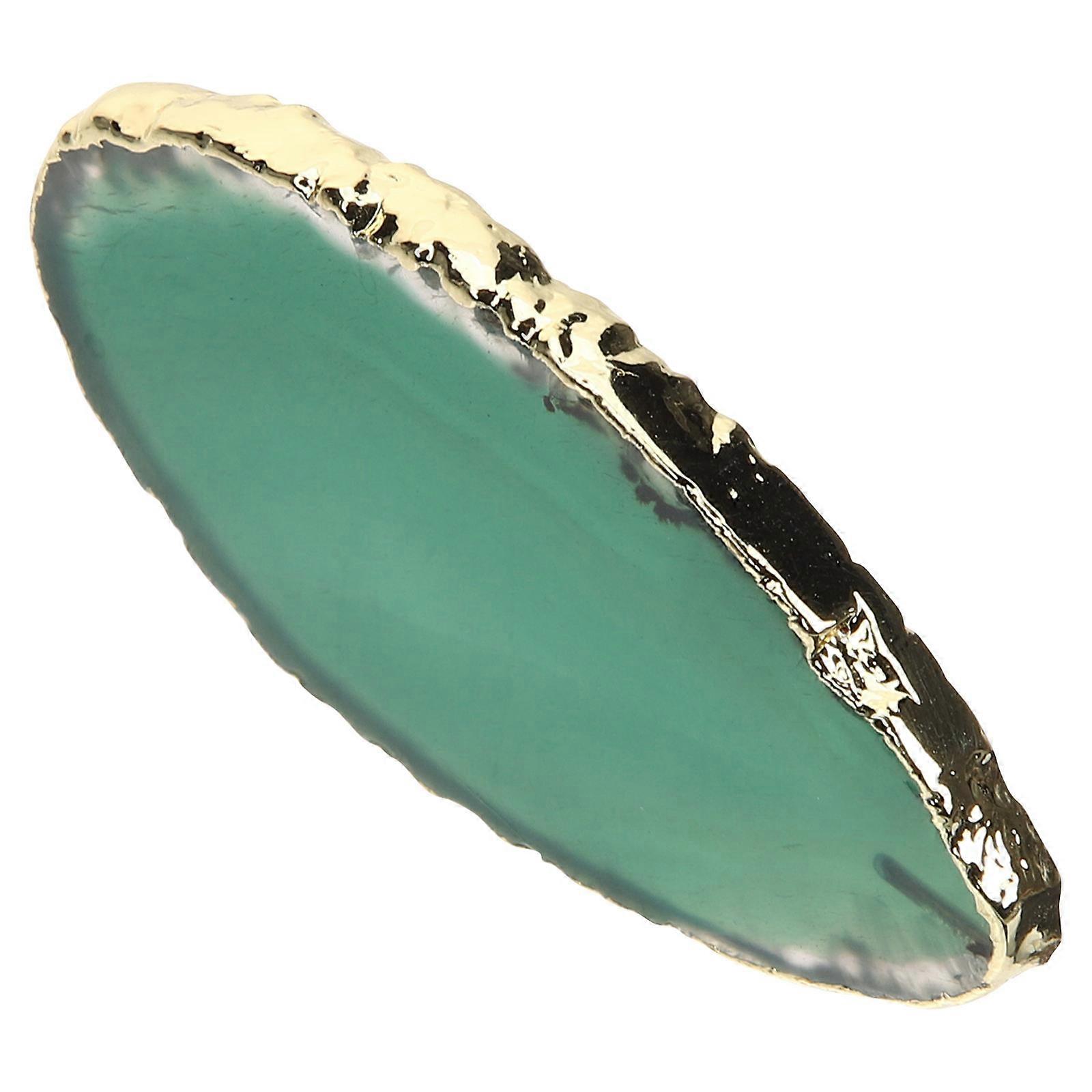 Golden Agate Coaster for Home Desktop Mat