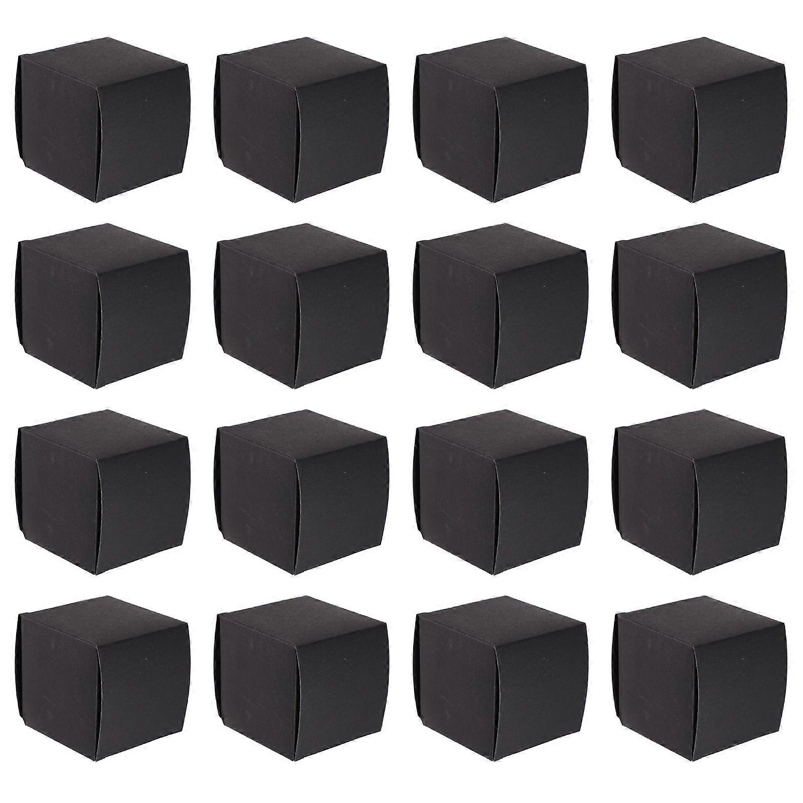 Black Candy Boxes for Storage 20Pcs Wedding Gift Sweets Packaging
