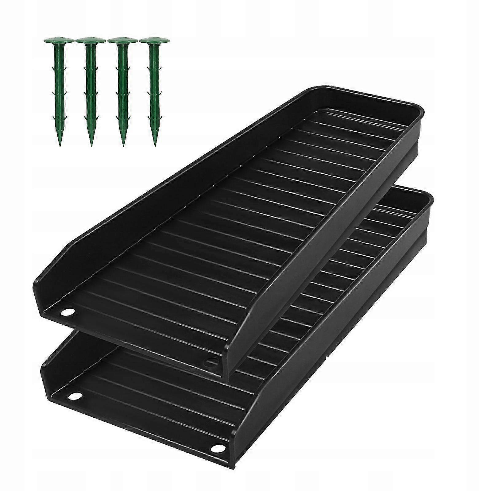 2026 Gutter Downspout Extensions Rain Downspout Splash Block Water Black