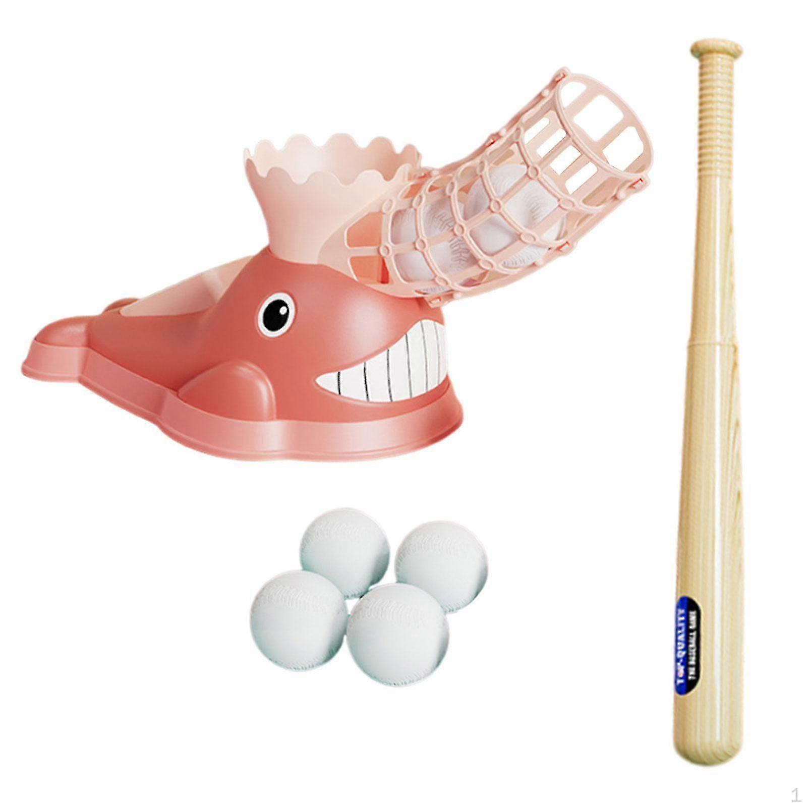 2025 Baseball Pitching Machine Set with Bat and Balls