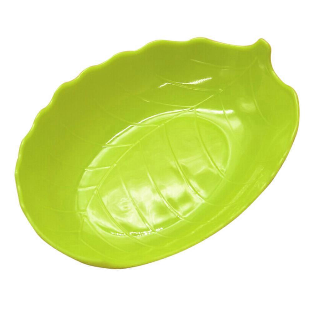 Fruit Plate Leaf Shape for Fruit Storage and Candy Basket Green