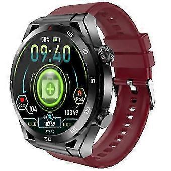 Montre connectée avec appels Bluetooth, écran 1,39", pour hommes et femmes, montre de fitness avec mesure de la pression artérielle, de la fréquence cardiaque et du sommeil, étanche IP67, compatible Android et iOS (rouge) 20