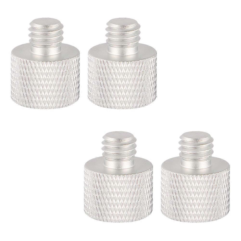Thread Adapter Microphone Stand Adapter for Micphone 8Sets Silver