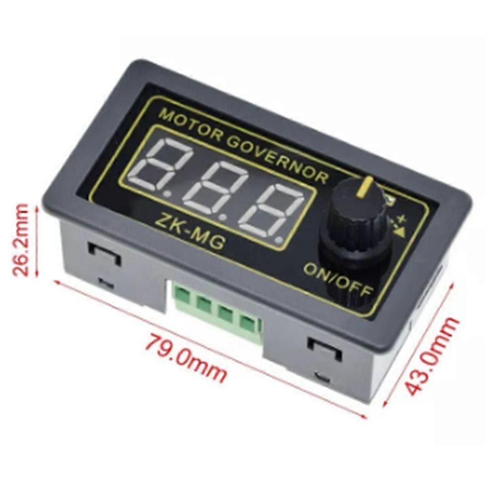 DC 5-30V DC Motor Controller PWM Adjustable Speed Digital Display Encoder Duty Ratio Frequency MAX 15A ZK-MG