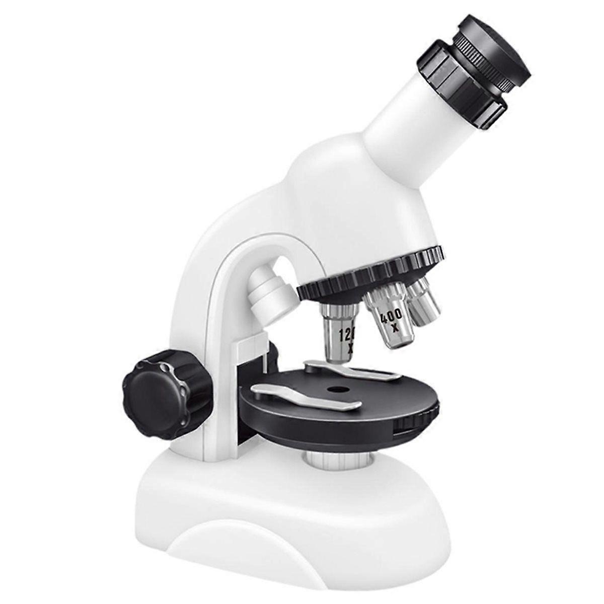 Children'S Educational Optical Microscope Calibrated to 1200x Magnification Lab Science Microscope C