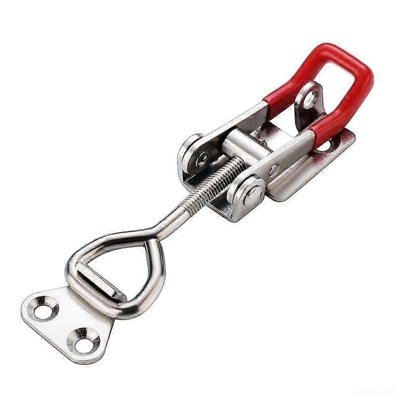 Heavy Duty Toggle Latch Lock with 100kg Clamping Force for Cabinets and Boxes, Galvanized Iron