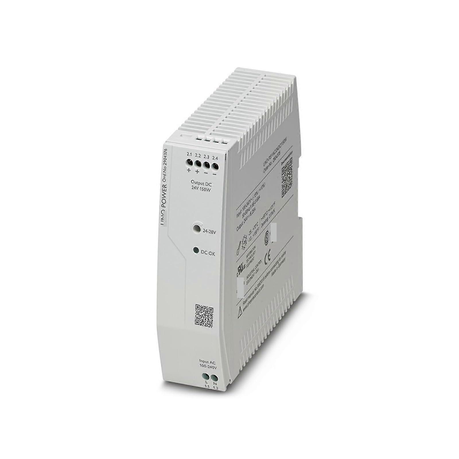 24V DC DIN Rail Power Supply 150W Stable Voltage Output Wide Voltage Compatibility