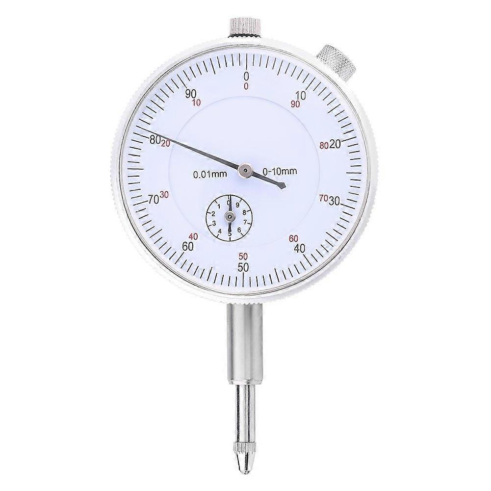 Dial Indicator 010mm Range 0.01mm Precision Metric Gauge  Accuracy Easy Read Durable