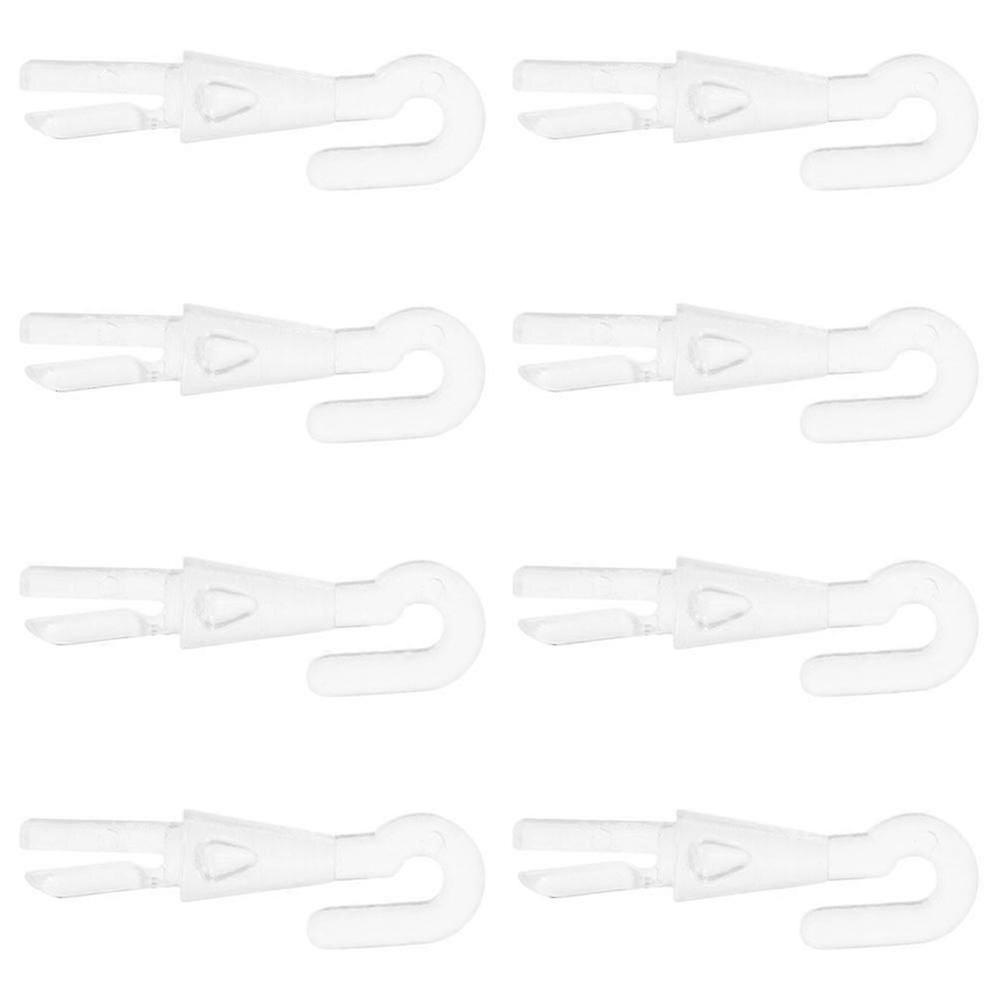 8Pcs Adjustable Blind Wand Hook Transparent Vertical Blinds Replacement Hardware Part Window Treatment Prevent Breakage