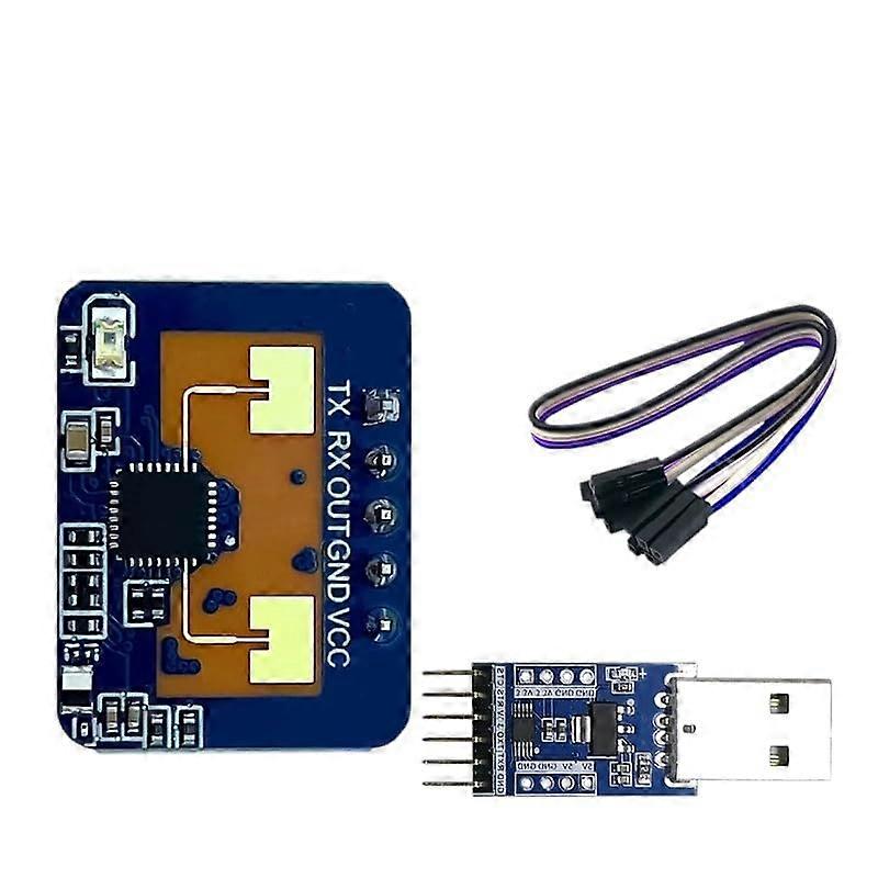 HLKLD2410C 24GHz mmWave Presence Sensor,  Sensitivity Human Motion Detector 5m Range
