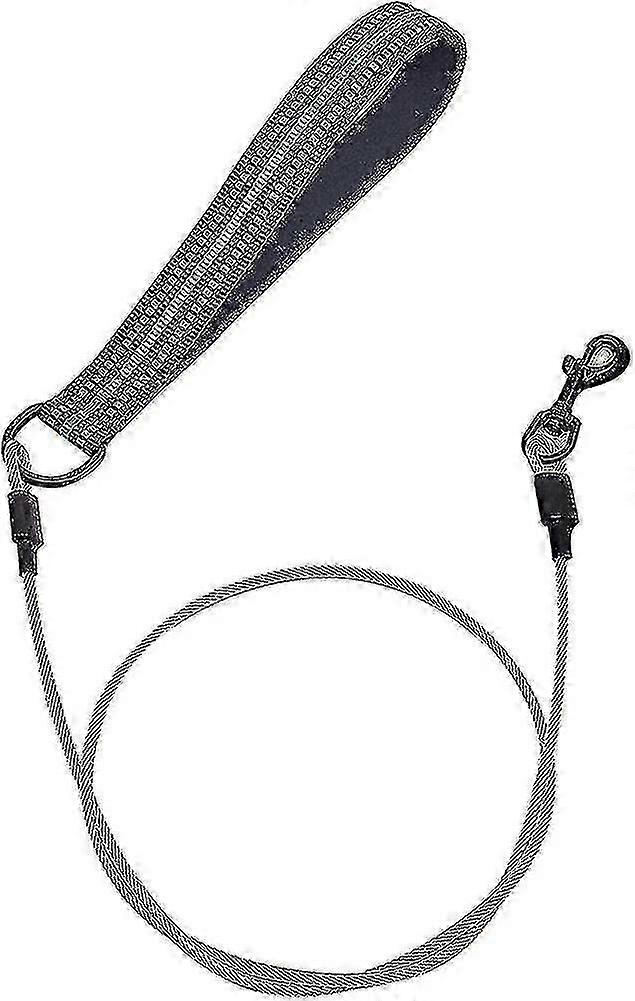 Chew Proof Dog Lead With Soft Padded Handle, Chew Resistant Multi-strand