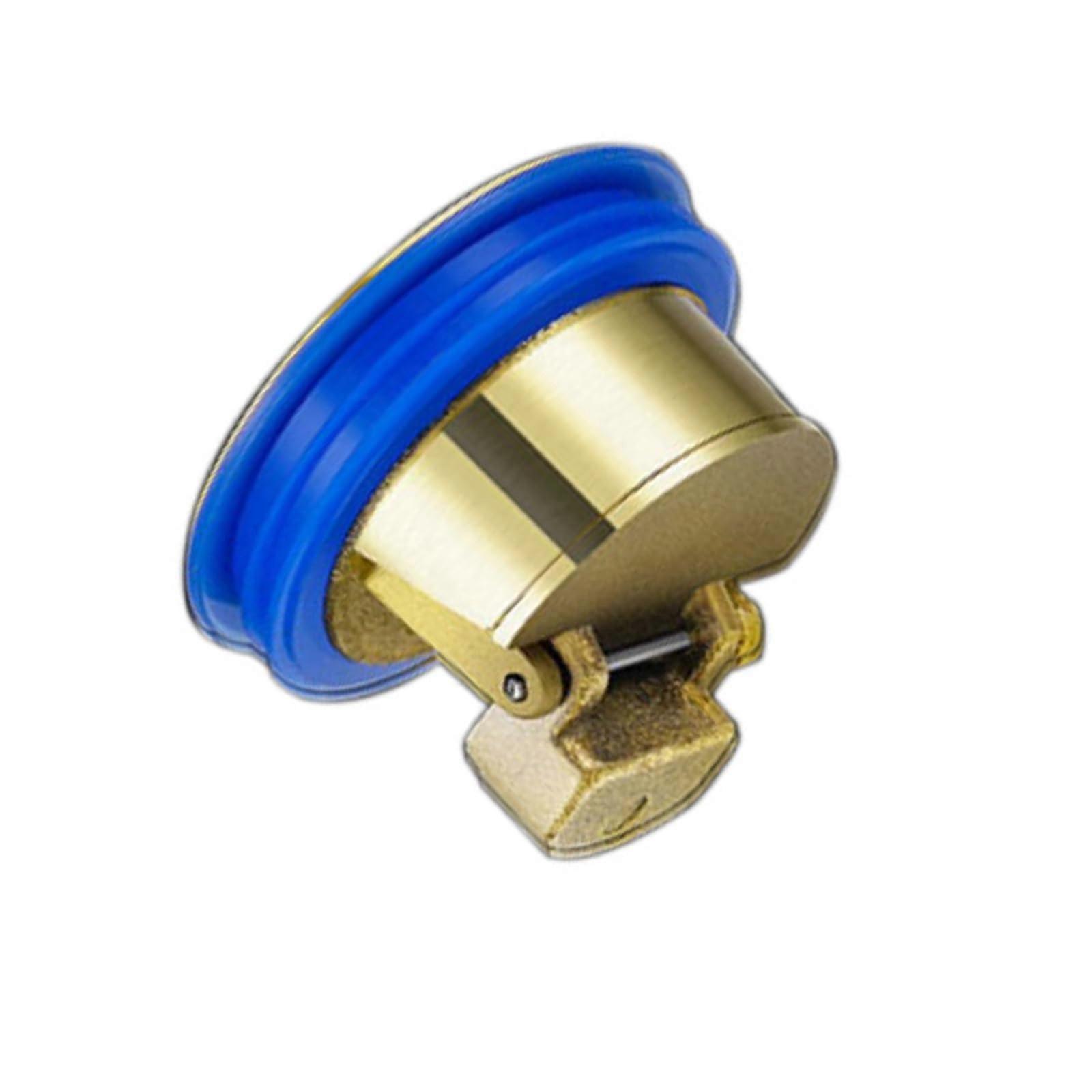 Floor Drain Core Brass Backflow Preventer Odor Reduction Filter for Bathroom Sewer Plug