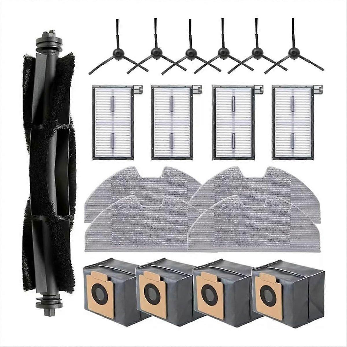 for X8 Pro/ X8 Pro , Main Brush, Side Brushes, Mop Cloth Pads