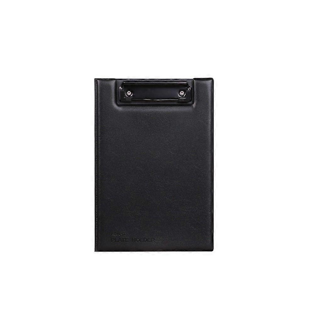 Black A4/A5 File Folder Ultra-Smooth Foldable PU