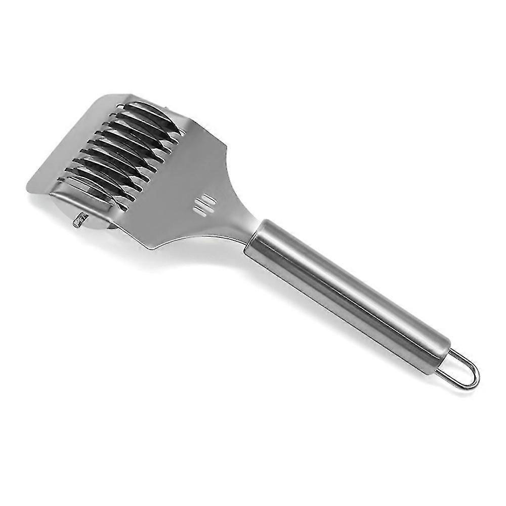 Kitchen Craft Stainless Steel Hand Held Fresh Herb & Mint Roller Cutter Chopper